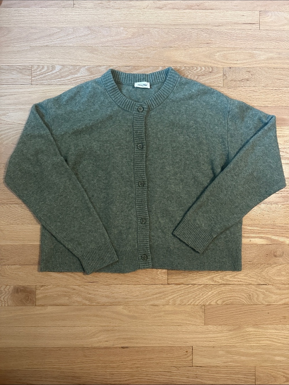 American Vintage Damsville cardigan in Caper Melange